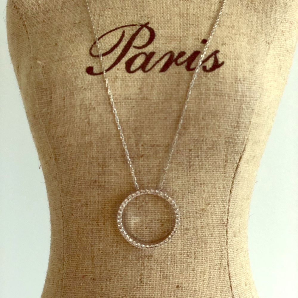 Circle Diamond Necklace